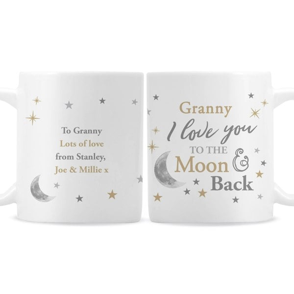 Personalised Memento Company Personalised To the Moon and Back... Mug
