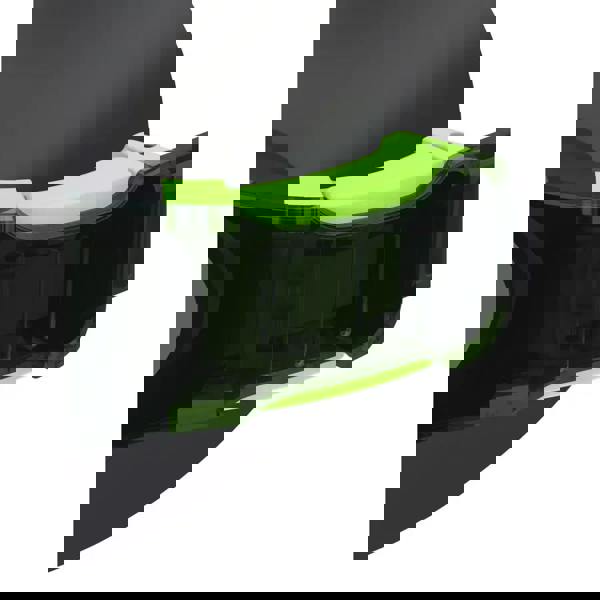 Neon green Speedo Hydrosity swim mask with adjustable strap and lens cover