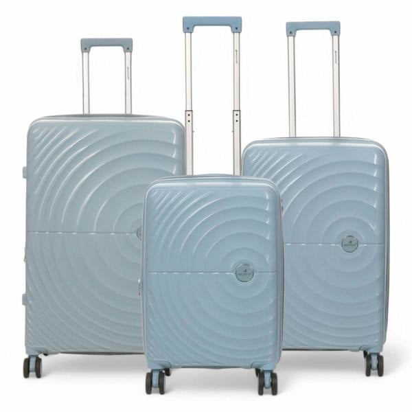 Snowball Expandable Hard Shell 8 Wheels Luggage Travel Cabin Suitcase Set