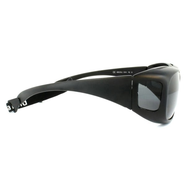 Polaroid Suncovers Fitover Sunglasses 08535 KIH Y2 Black Grey Polarized