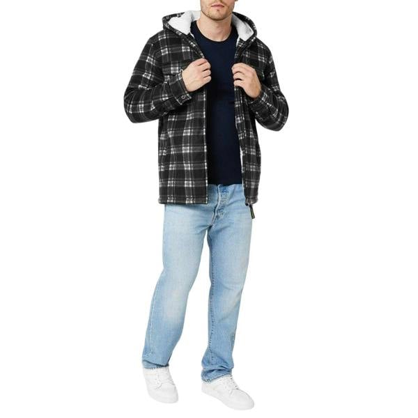 Dunlop Mens Heavy Duty Full Zip Hoodie - Black - 
