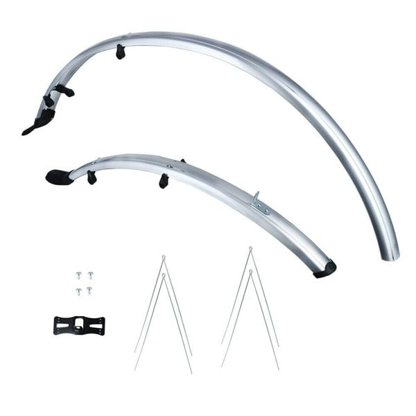 Oxford 26 ATB City Bicycle Type 60mm Mudguards Silver 154635565969