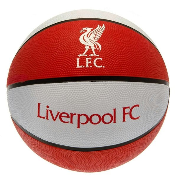 Liverpool FC Crest Basketball - White/Red