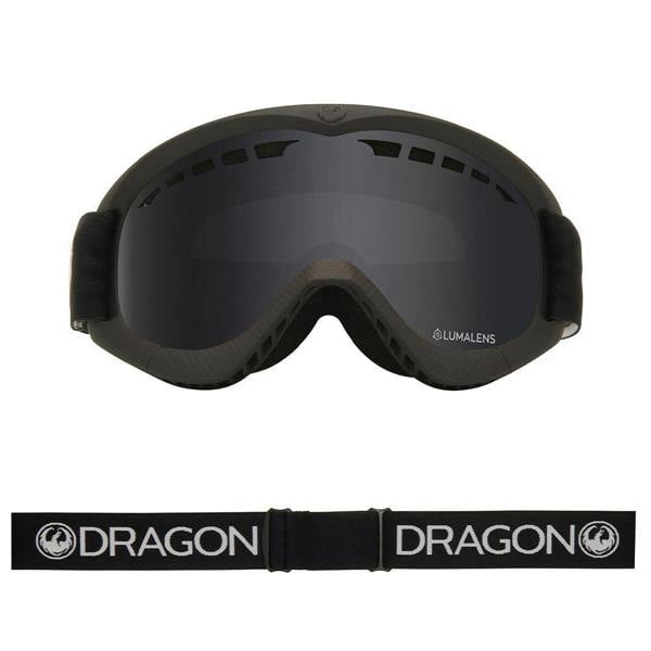 Dragon DXs - Black with Lumalens Dark Smoke Lens