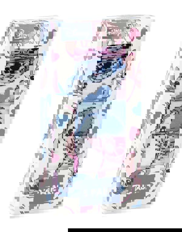 Disney Girls Multicoloured Multi Character Calf Socks Set of 5