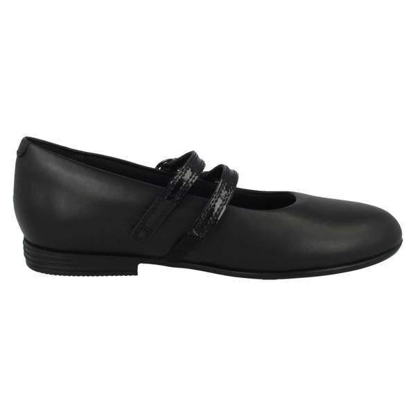 Clarks Girls Clarks Double Strap Mary Jane School Shoes Finja Bar