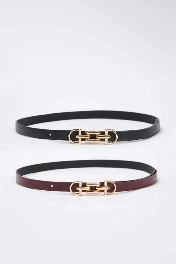 WOVCOR Double Pack Women's Belt