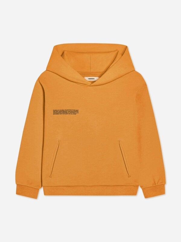PANGAIA Kids NOOS Midweight Hoodie in Brown
