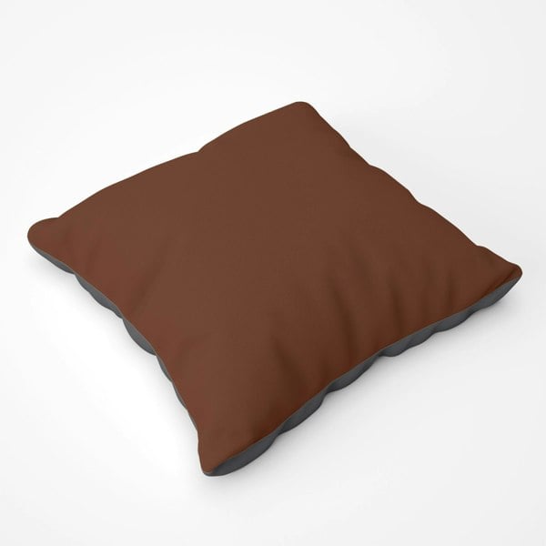 Warren Reed Chocolate Brown Floor Cushion