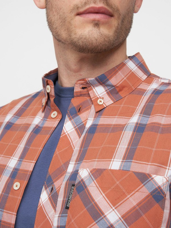 Duck and Cover Lennmore Shirt - Red Check