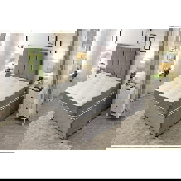 eXtreme Comfort Cooltouch Core Tufted Mattress - 9" Deep, Memory Fibre & Spring Support