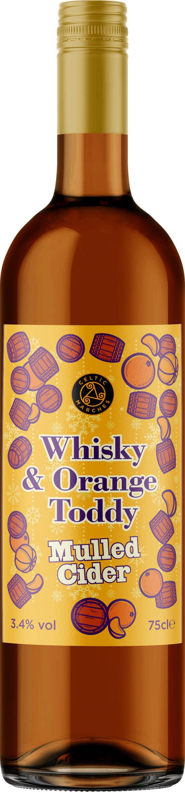 Celtic Marches Whisky & Orange Mulled Cider 6 x 75cl Bottles