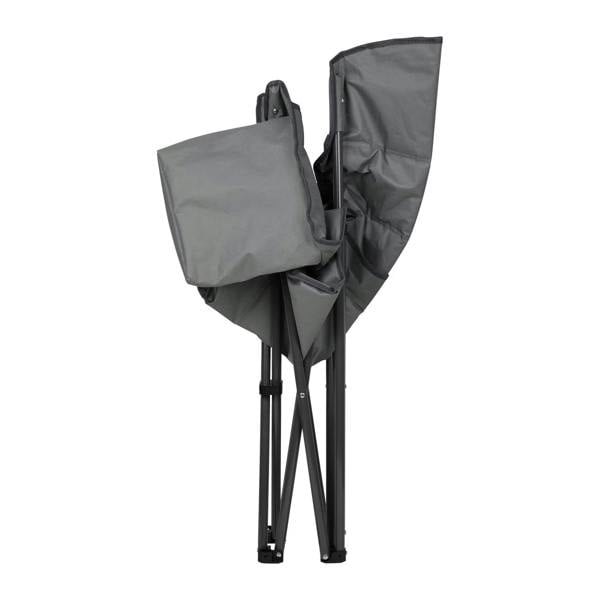 Mountain Warehouse Deluxe King Camping Chair - Grey/Grey - 