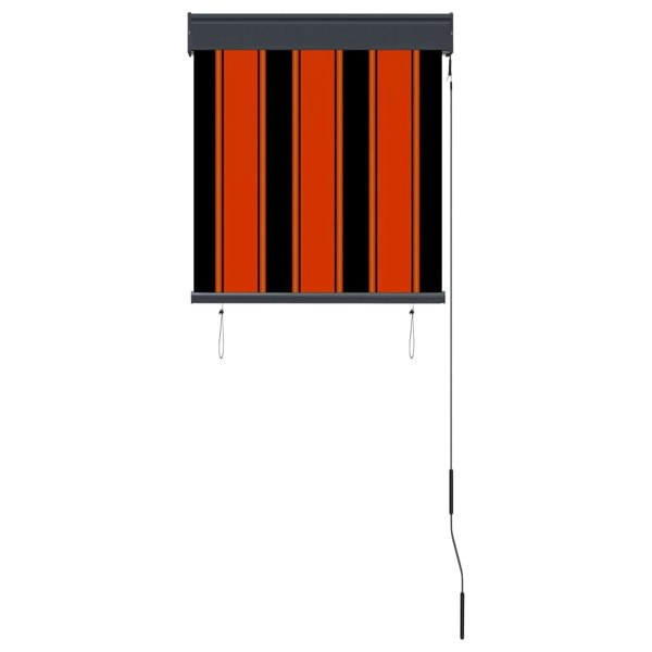 Berkfield Outdoor Roller Blind 60x250 cm Orange and Brown