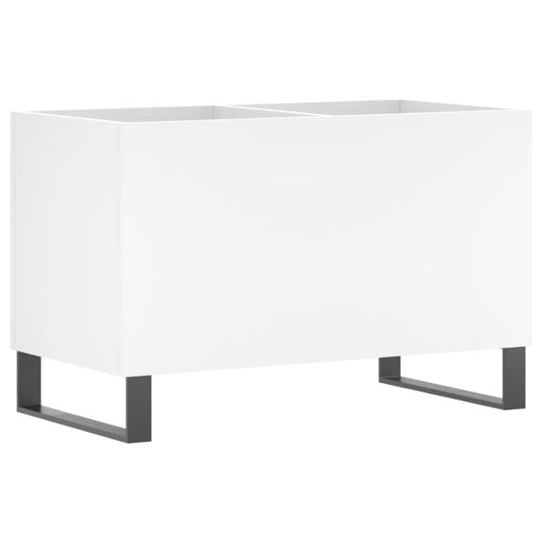 Berkfield Record Cabinet White 74.5x38x48 cm Engineered Wood
