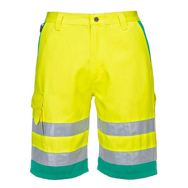 Hi-Vis Lightweight Polycotton Shorts Portwest