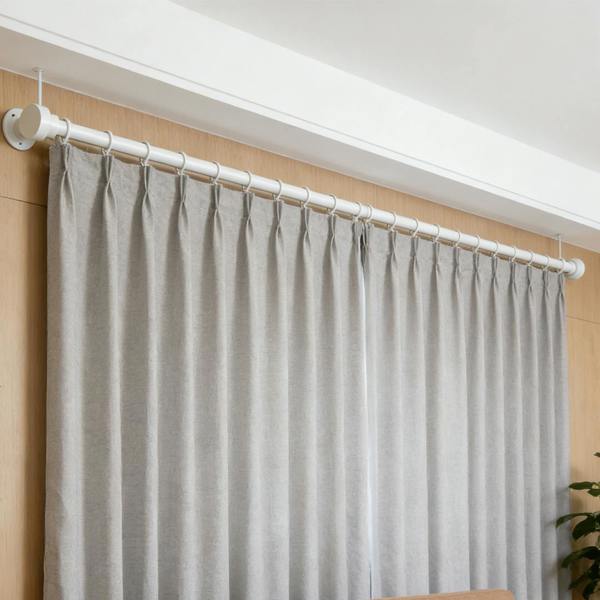 Havendro Extendable Telescopic Shower Curtain Rail Pole 74-257cm Diameter 25mm