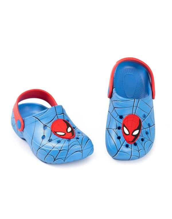 Marvel Boys Blue Printed Clogs