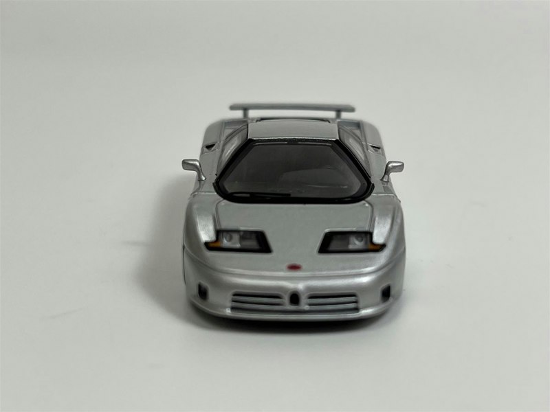 Mini GT Bugatti EB1 10 GT Grigio Chiaro LHD 1:64 Scale Mini GT MGT00704L