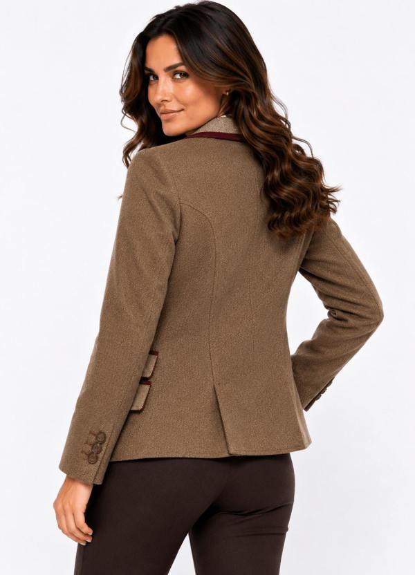 THE ASCOT HERRINGBONE CONTRAST BLAZER - Claudio Lugli Shirts