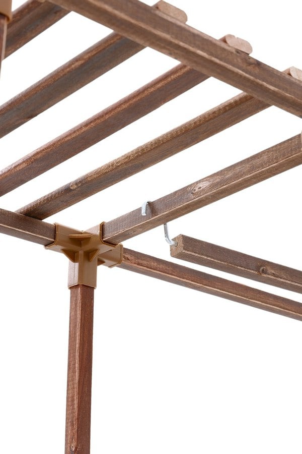 Living and Home Multi-tier Wood Plant Stand Flower Display Shelf