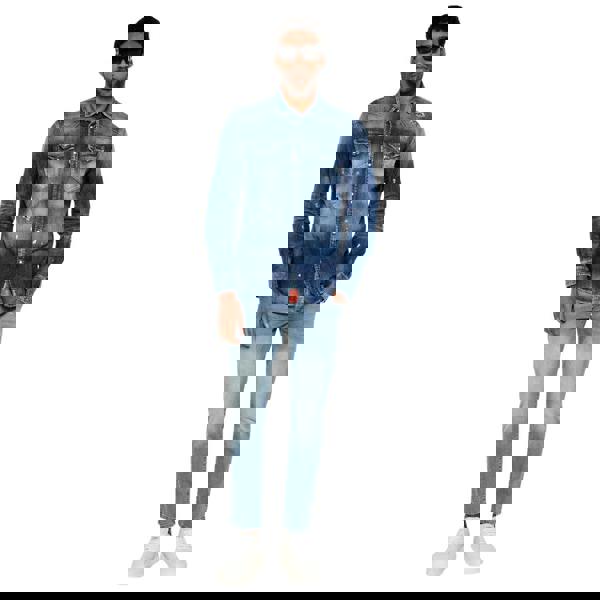 Dsquared2 Cool Guy Western Shirt Navy Blue W34