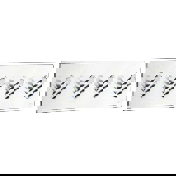 Chrome stainless steel quadruple towel hook