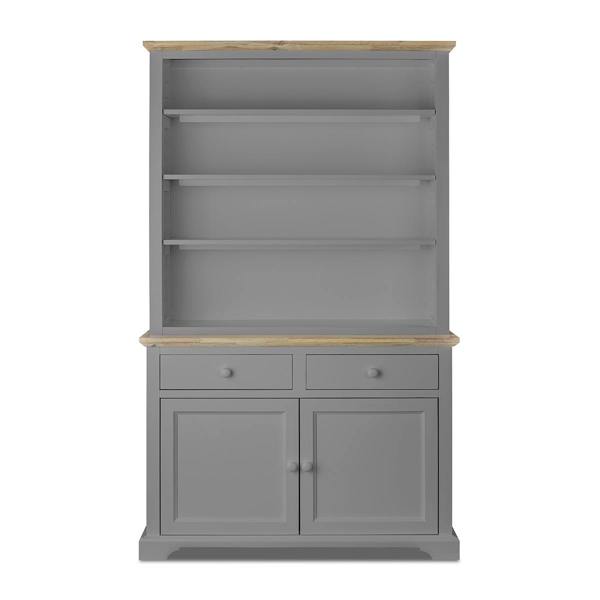 Statement Furniture Florence Display Cabinet with Height Adjustable Shelves and Cupboard