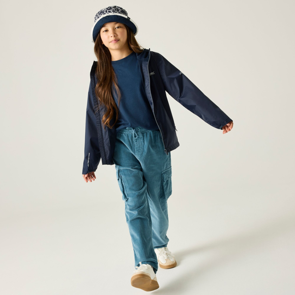 Regatta Kids Lever Waterproof Shell Jacket - Navy Blue