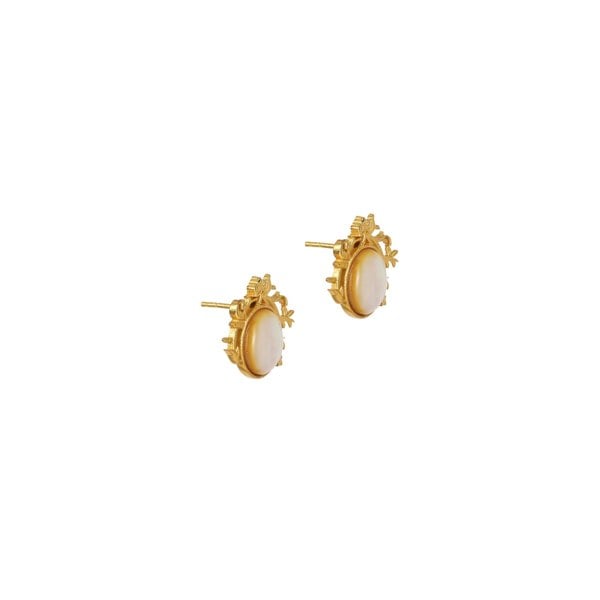 Pearl Garden Earrings Mother of Pearl - Lila Rasa