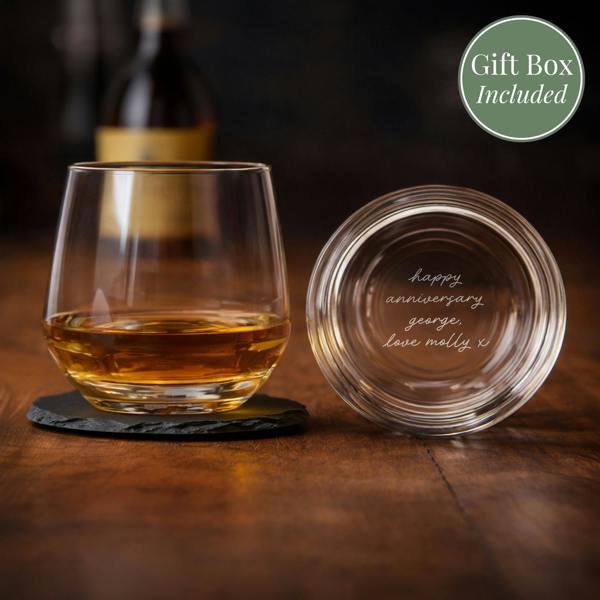 Abode Home & Gifts Personalised Base Engraved Secret Message Tumbler