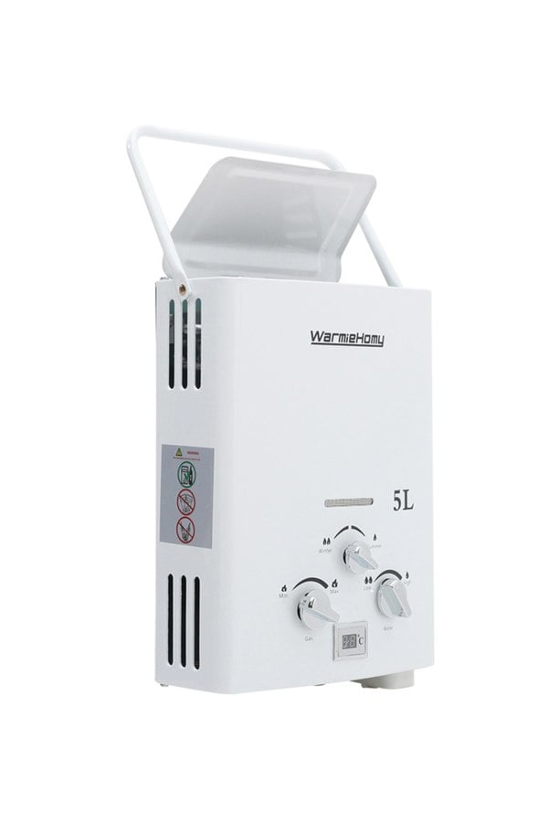 Living and Home 5L 10KW Outdoor Instant Gas Water Heater with Shower Head