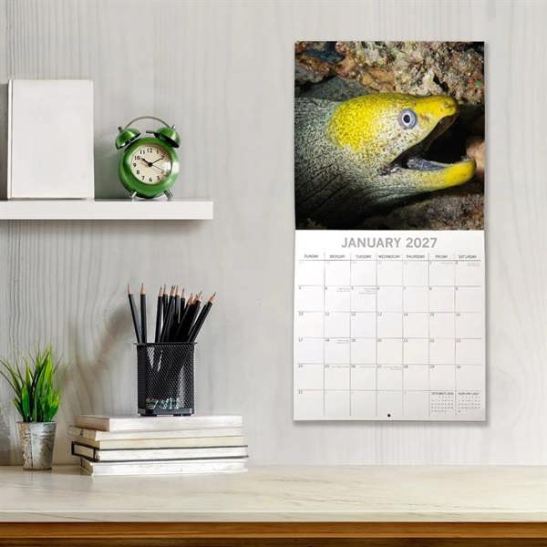 Under The Sea Calendar 2027, Wall Calendars, Month To View, Animals, Gift