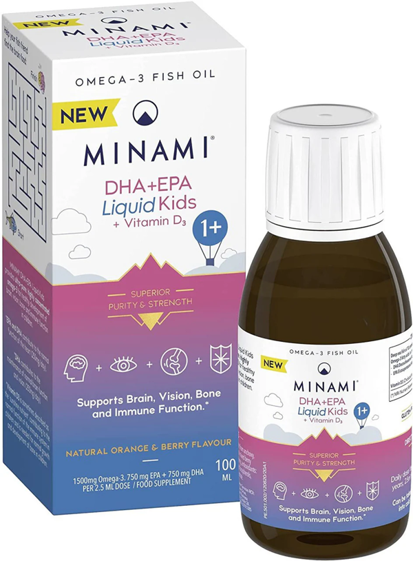 Minami Nutrition MINAMI DHA+EPA Liquid Kids + Vitamin D