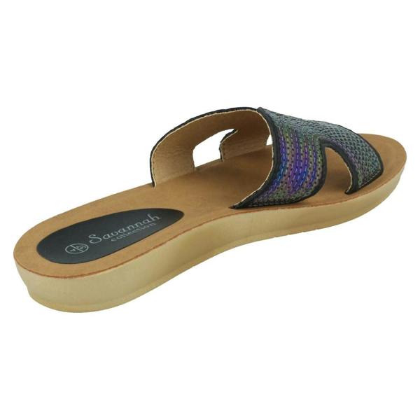 Savannah Ladies Savannah Sequin Mules F00354