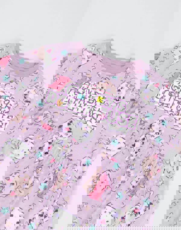 Gabby's Dollhouse Girls Multicoloured Character Long Sleeve Long Leg Pyjama Set