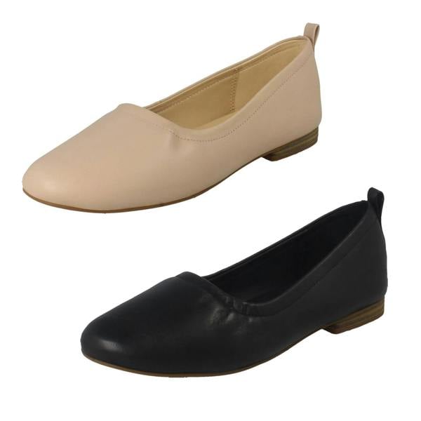 Clarks Ladies Clarks Ballerina Flat Smart Shoes Fawna Soft