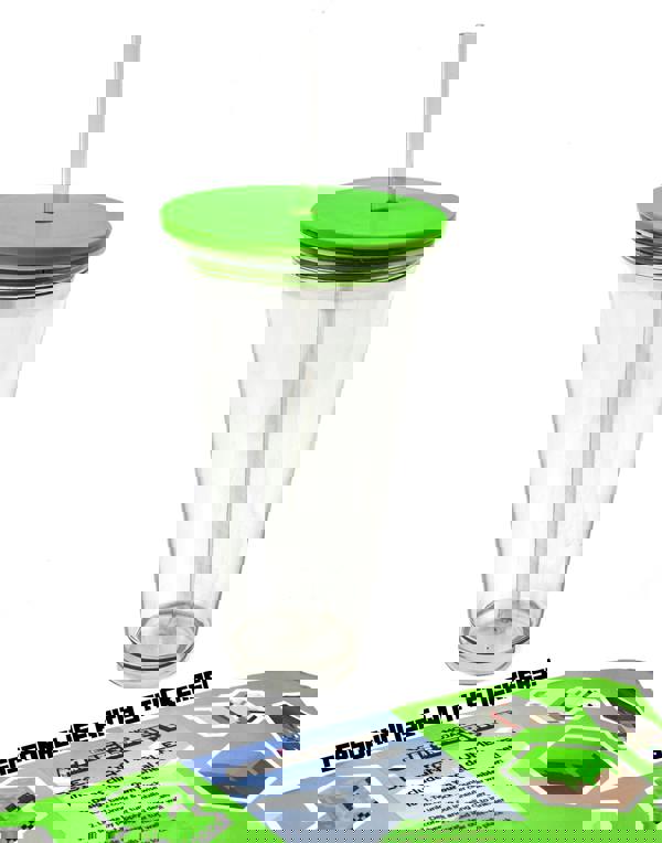 Minecraft Unisex Kids Green Straw Water Bottle (One Size)