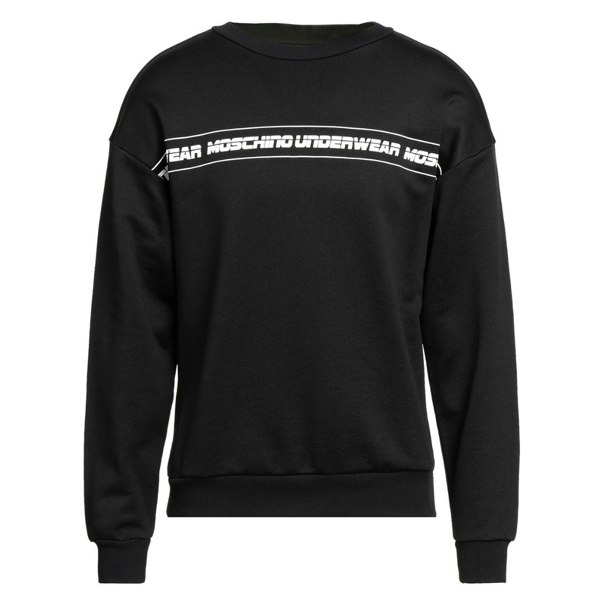 Moschino Panel Brand Logo Sweatshirt - Black