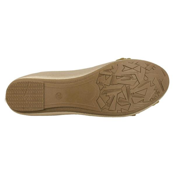 Spot On Ladies Spot On Casual Flat Ballerina Shoes