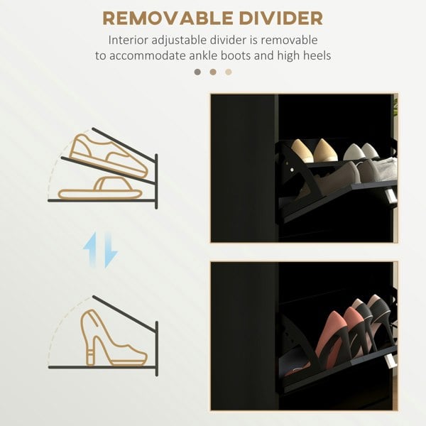 Flip-down Shoe Cabinet