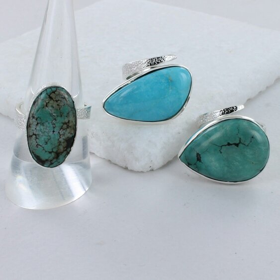 Reeves & Reeves Exclusive Cocktail Rings - Turquoise - Turquoise