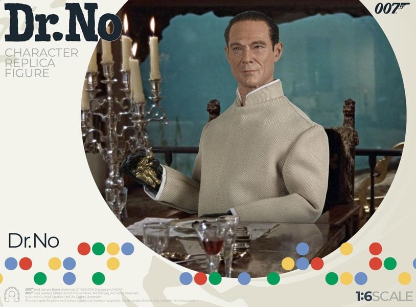 james bond 007 dr no doctor no 1:6 scale figure big chief studios bcjb0018