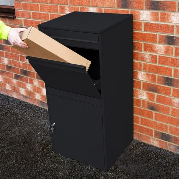 Monstershop Anti-Theft Parcel Post Box XL - Black