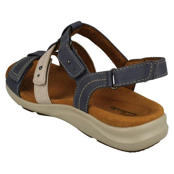 Clarks Ladies Clarks Contour Cushion Strappy Sandals Kitly Step
