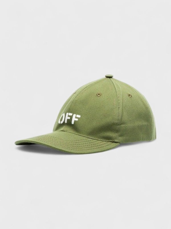 Off - White Stamp Logo Military Green Cap - Supplied FashionOff - White