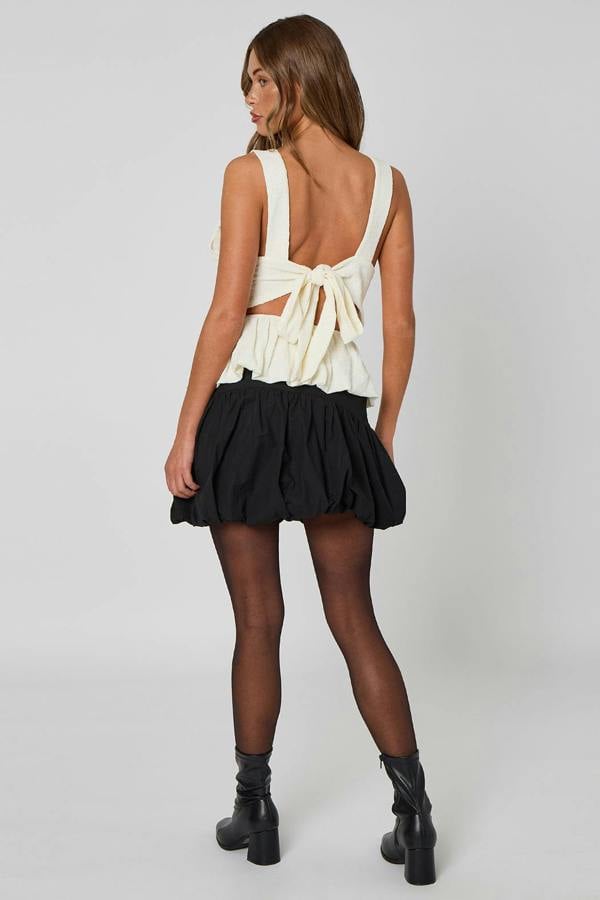 Urban Bliss Tie-Back Bow Top
