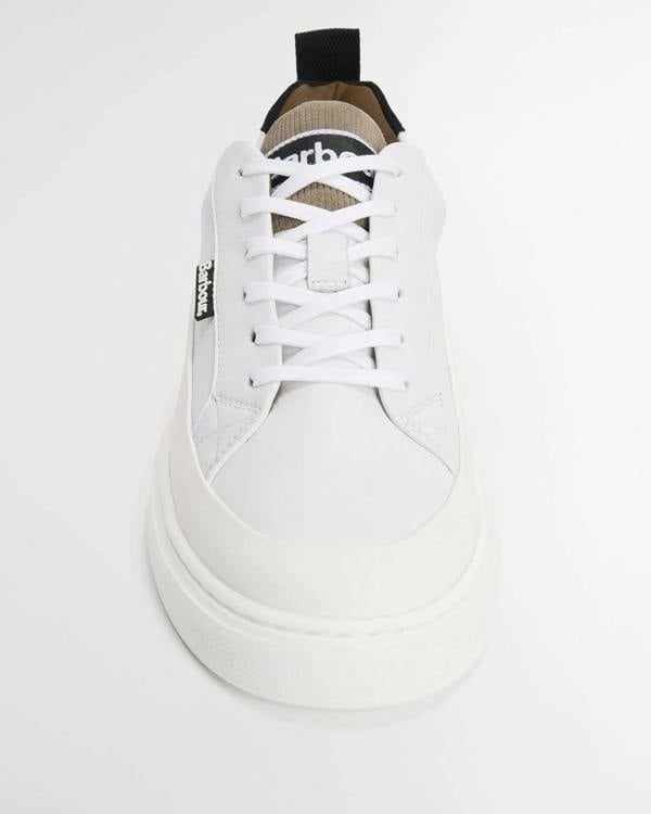 Barbour Stannington Trainer - White/Navy/Trench