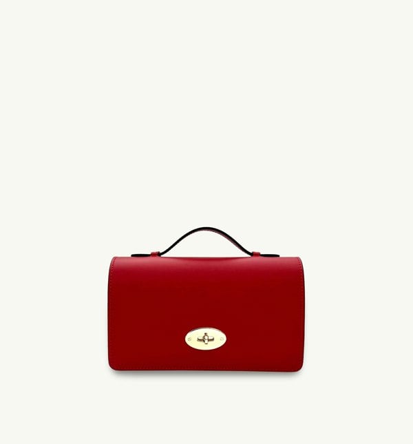 Apatchy London The Amelia Chilli Red Leather Bag