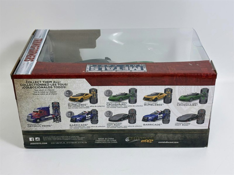 a box with a toy car in it